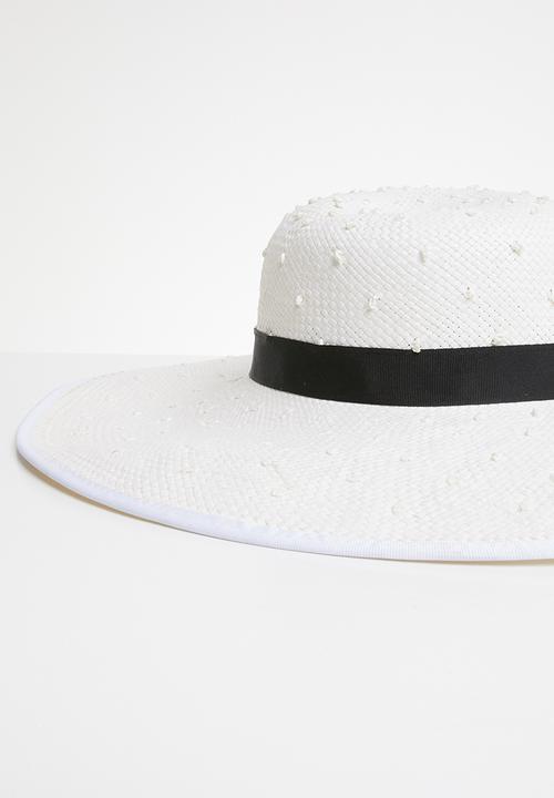 Superbalist - Bobble sun hat - white
