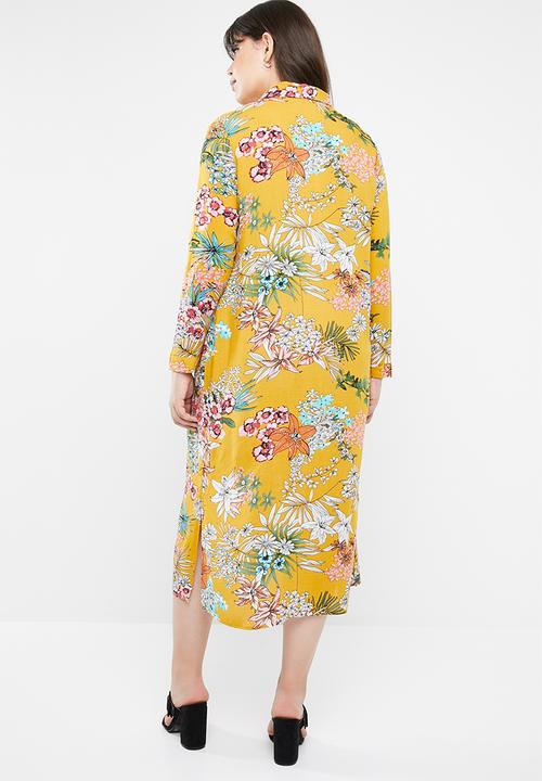 STYLE REPUBLIC PLUS - Maxi shirt dress - multi