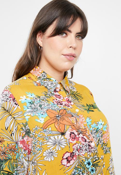 STYLE REPUBLIC PLUS - Maxi shirt dress - multi