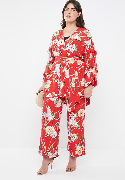 STYLE REPUBLIC PLUS - Volume sleeve kimono - multi