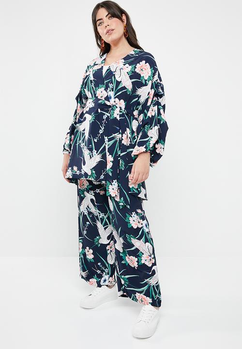 STYLE REPUBLIC PLUS - Volume sleeve kimono - multi