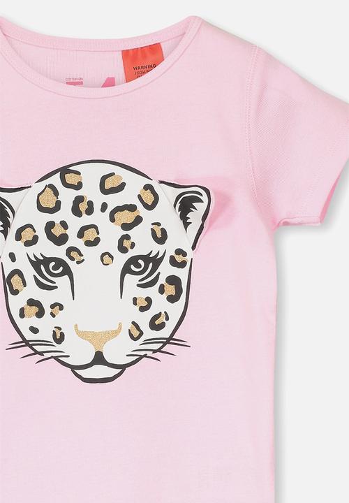 Cotton On - Chloe short sleeve girls pj set - pink