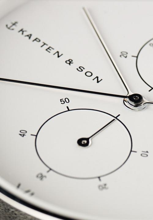 Kapten & Son - Chrono Steel-silver