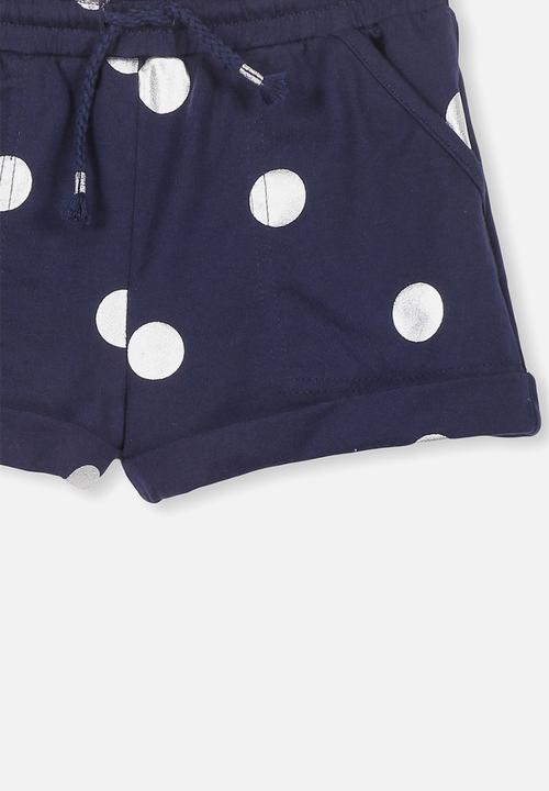 Cotton On - Nila knit short - navy 