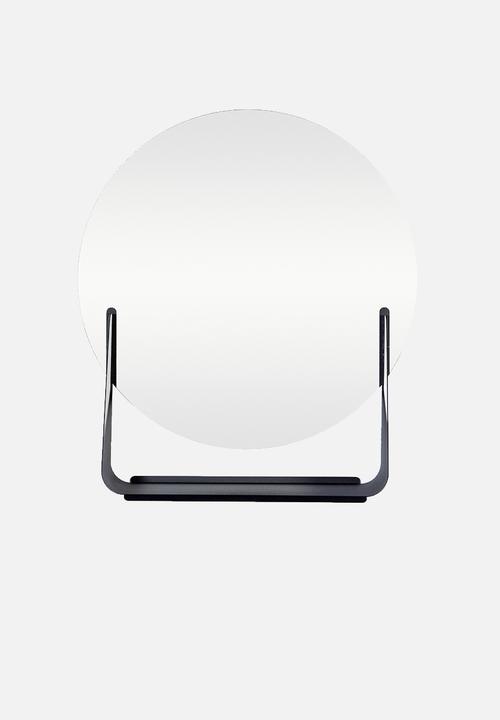 Smart Shelf - Sleek mirror shelf - black
