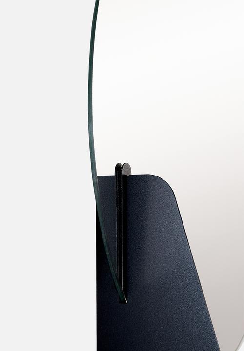 Smart Shelf - Sleek mirror shelf - black