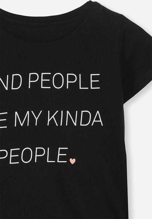 Cotton On - Penelope short sleeve tee - black