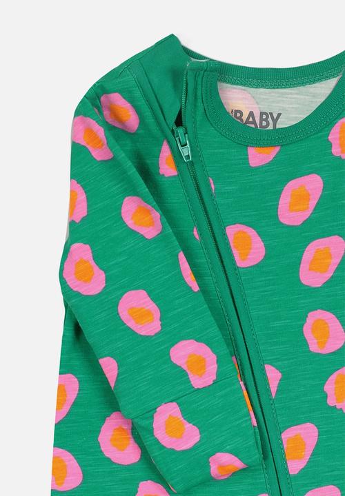 Cotton On - Mini zip through romper - green 