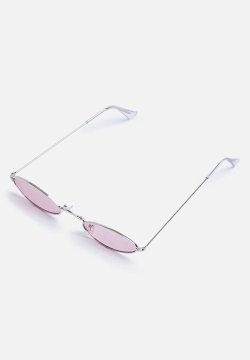 Superbalist - Dakota small oval sunglasses - pink