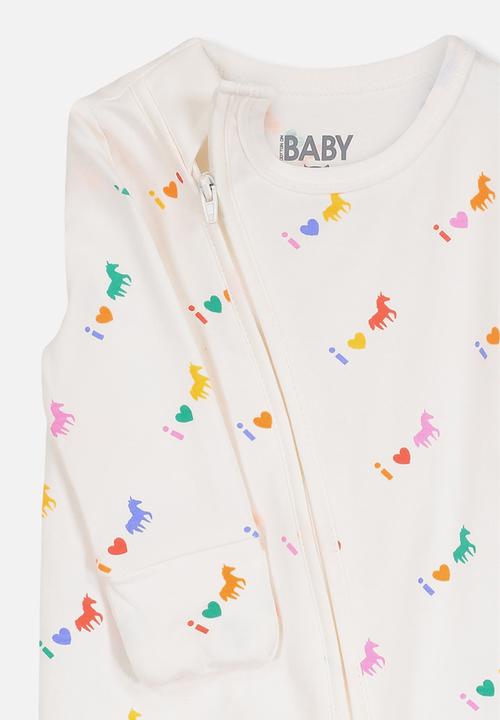 Cotton On - Mini zip through romper - cream 