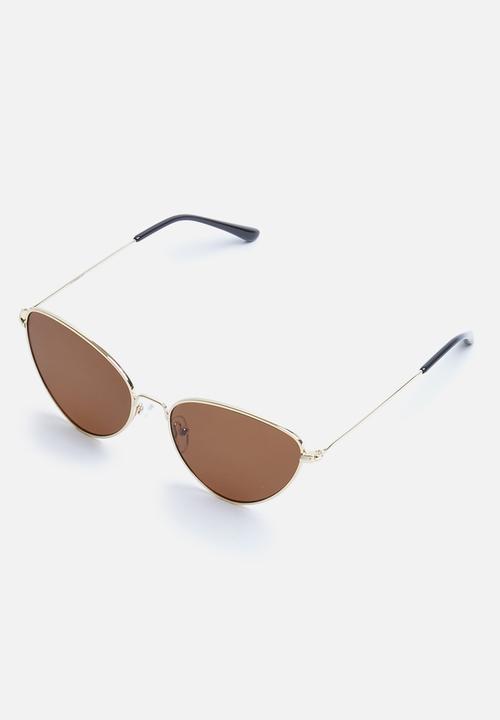 Superbalist - Crook sunglasses - gold & brown