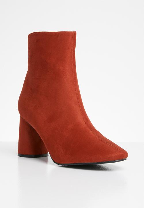 Public Desire - Bronte ankle boot - rust 