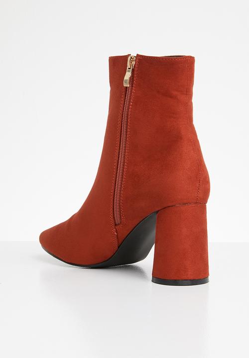 Public Desire - Bronte ankle boot - rust 