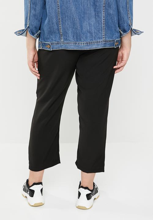STYLE REPUBLIC PLUS - Self-tie trouser - black