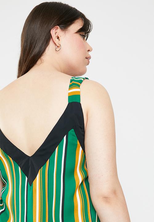 STYLE REPUBLIC PLUS - Contrast cami - multi