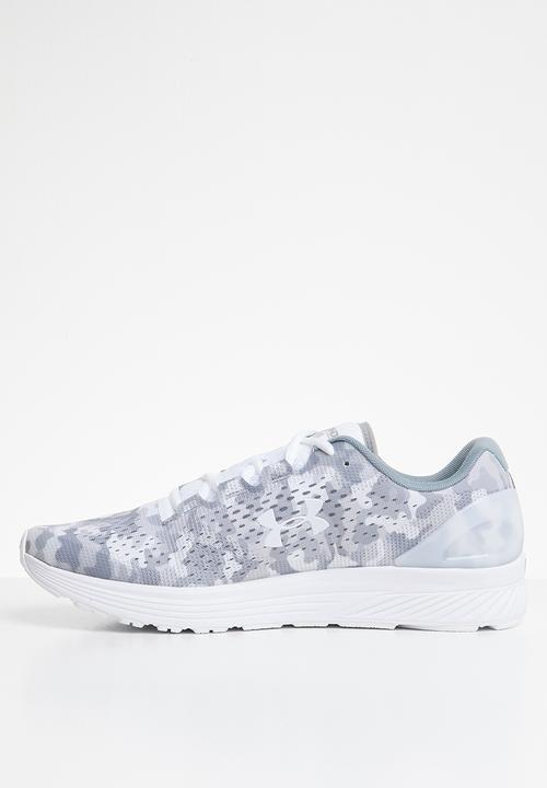 Under Armour - UA charged bandit  - white overcast grey & white