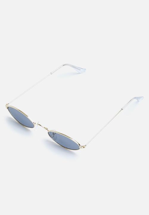 Superbalist - Dakota small oval sunglasses - gold & black