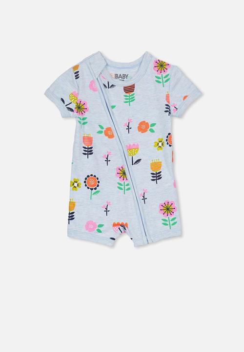 zip romper baby
