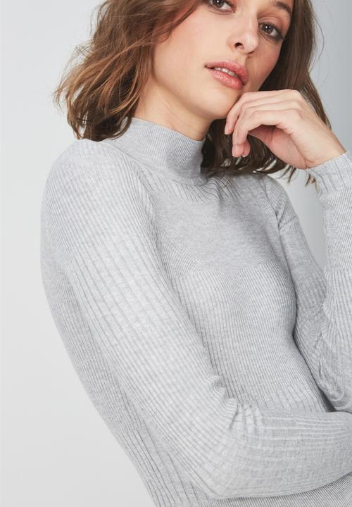 Cotton On - Quinny varigated long sleeve jersey - grey