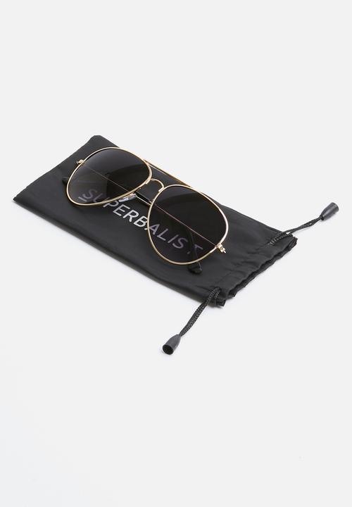 Superbalist - Cole aviator sunglasses - gold & purple