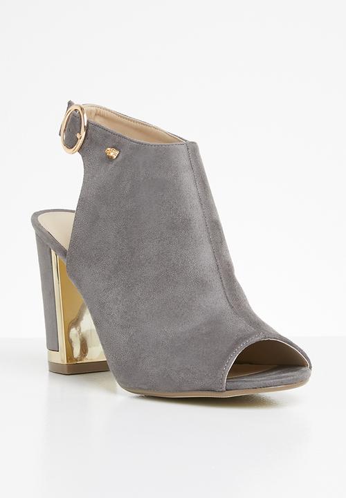Miss Black - Aimee heel - grey