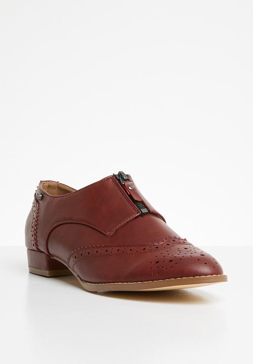 Miss Black - Jasslene brogue - burgundy