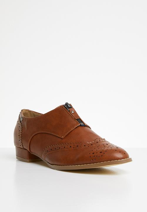 Miss Black - Jasslene brogue - tan