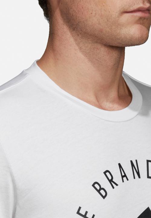 adidas Performance - Sid crew short sleeve tee - white & black
