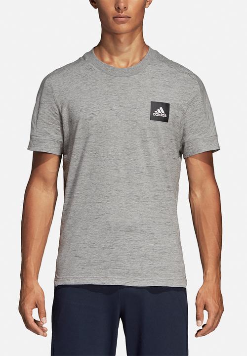 adidas Performance - ID 3 stripe tee - grey