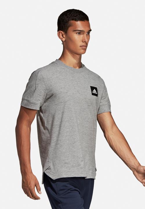 adidas Performance - ID 3 stripe tee - grey