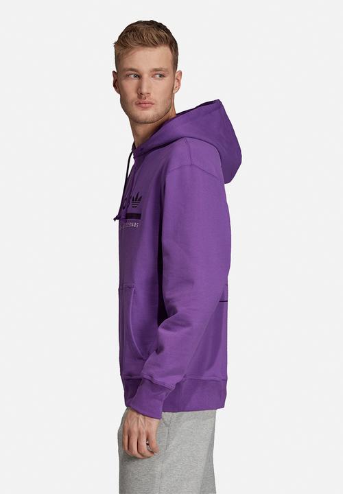 adidas Originals - Kaval graphic hoodie - purple