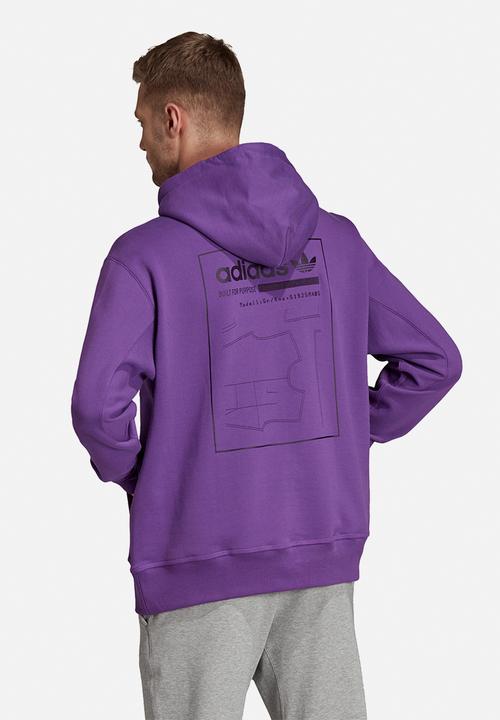 adidas Originals - Kaval graphic hoodie - purple