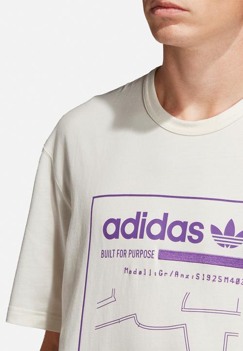 adidas Originals - Kaval graphic tee - white