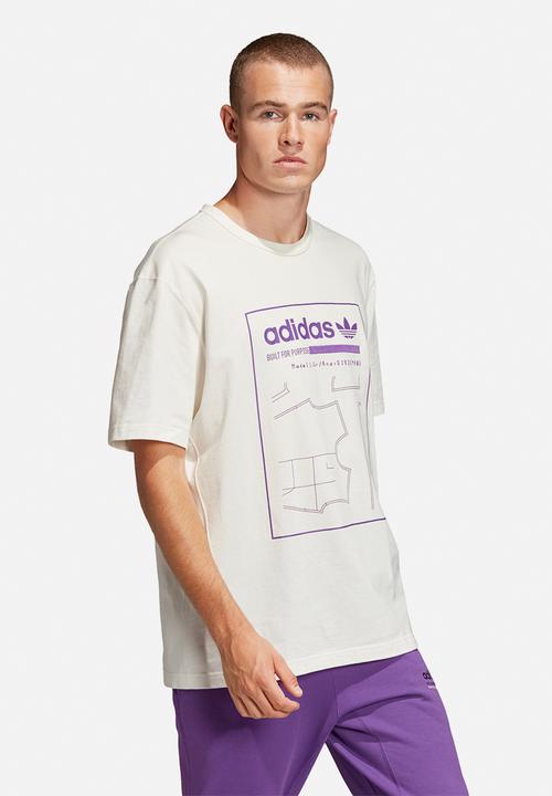 adidas Originals - Kaval graphic tee - white