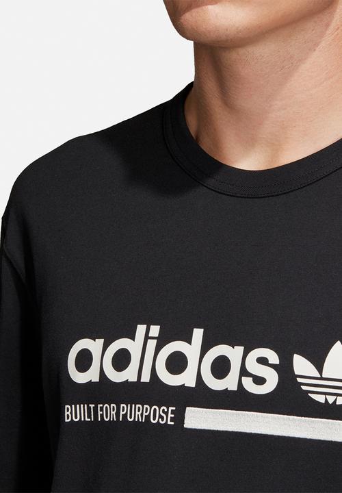 adidas Originals - Kaval short sleeve crew tee - black & white