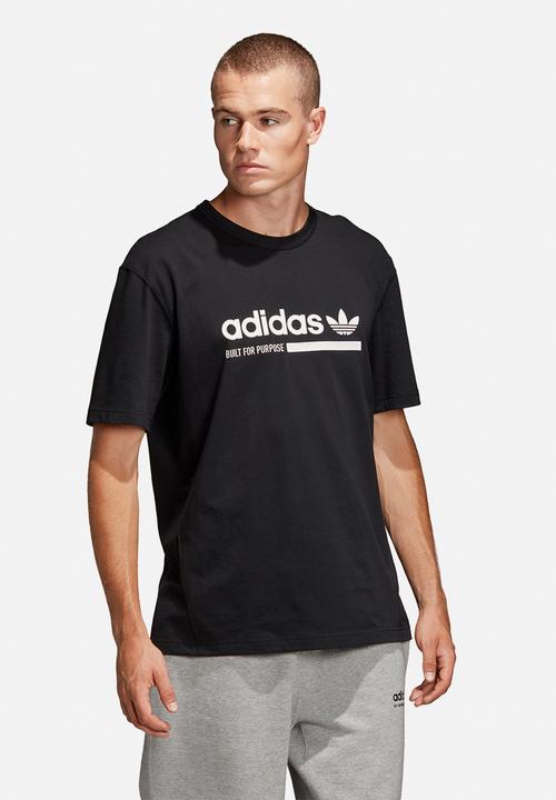 adidas Originals - Kaval short sleeve crew tee - black & white