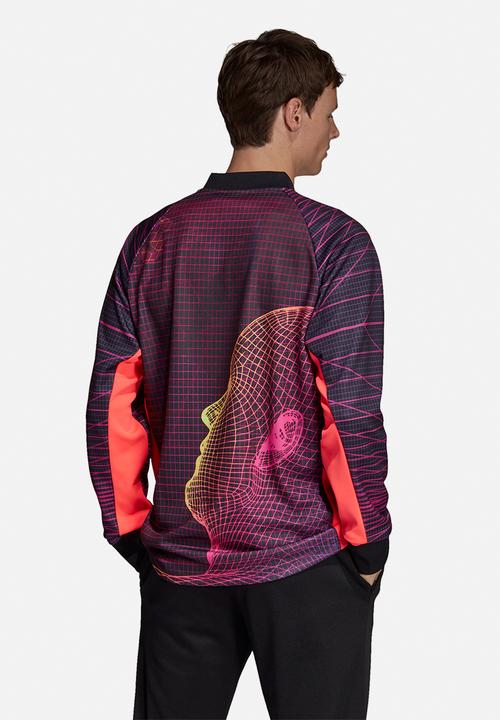 adidas Originals - 3D Goalie polo - purple & black