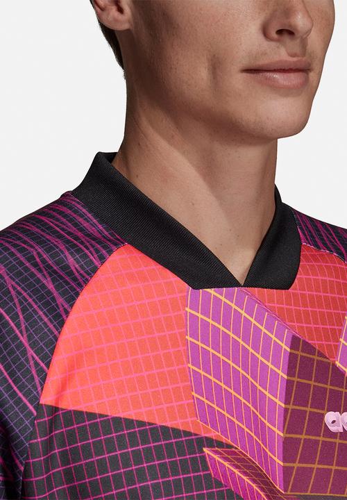 adidas Originals - 3D Goalie polo - purple & black