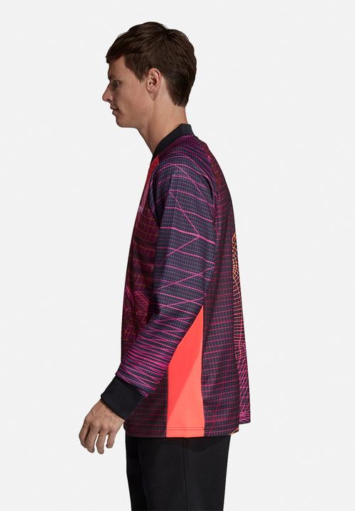 adidas Originals - 3D Goalie polo - purple & black