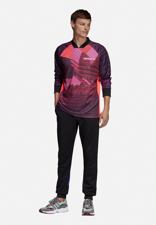 adidas Originals - 3D Goalie polo - purple & black