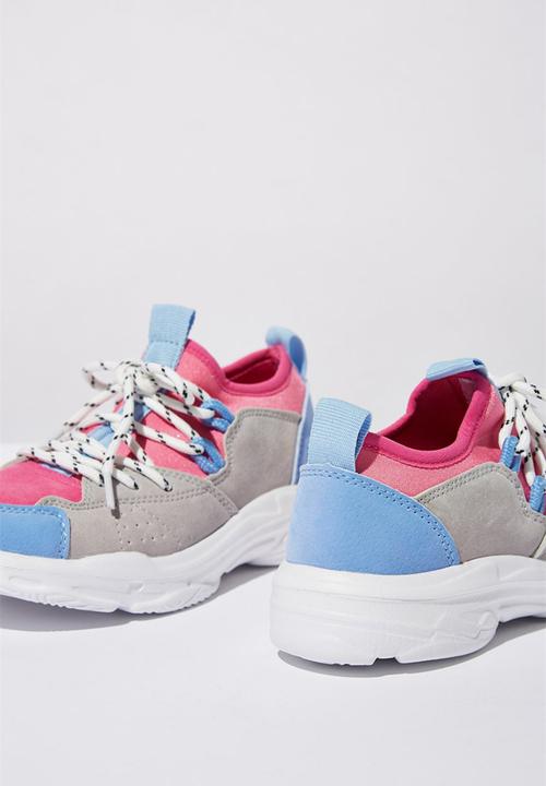 Cotton On - Tech lace up trainer - multi