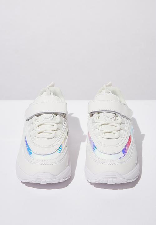 Cotton On - Chunky lace up trainer - white 