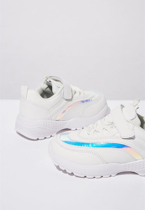 Cotton On - Chunky lace up trainer - white 