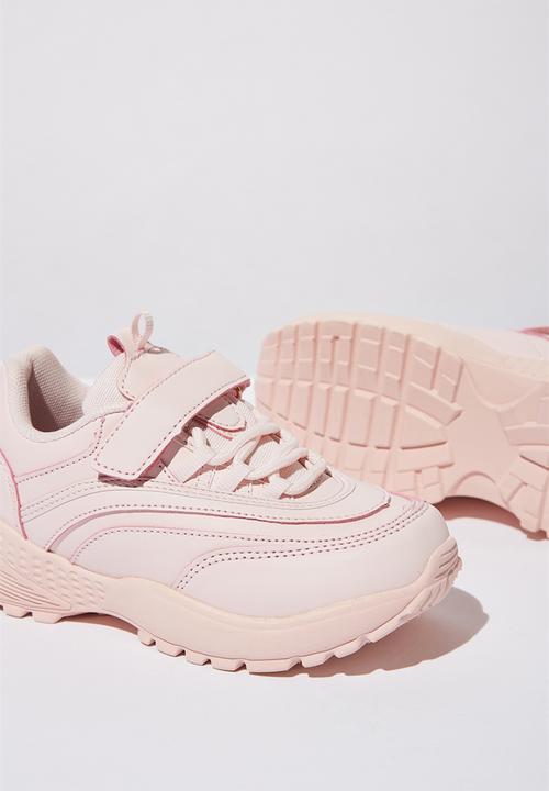 Cotton On - Chunky lace-up trainer - pink