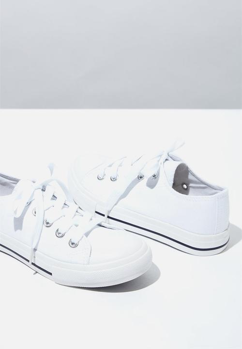 Cotton On - Classic trainer lace up - white