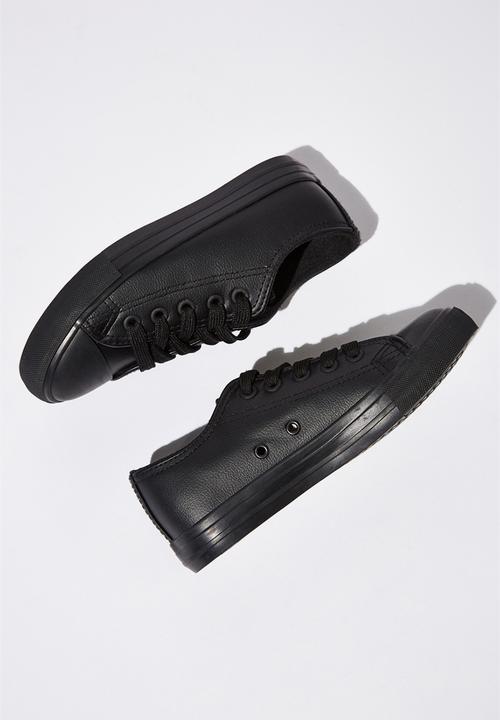 Cotton On - Classic trainer lace-up - black
