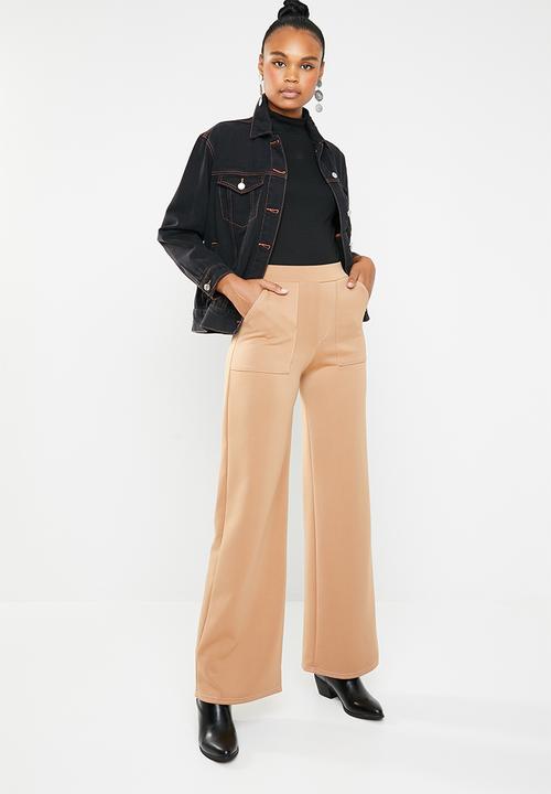 Missguided - Contrast stitch oversized denim jacket - blue