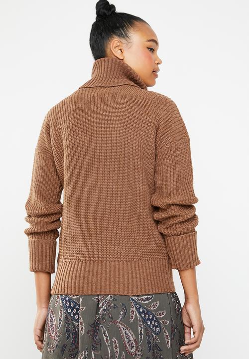 Superbalist - Chunky roll neck - rust