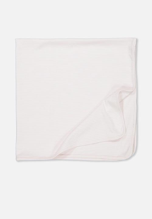 Cotton On - Nb wrap blanket - white 