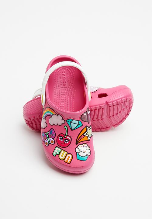 Crocs - Kids crocs playful patches - pink